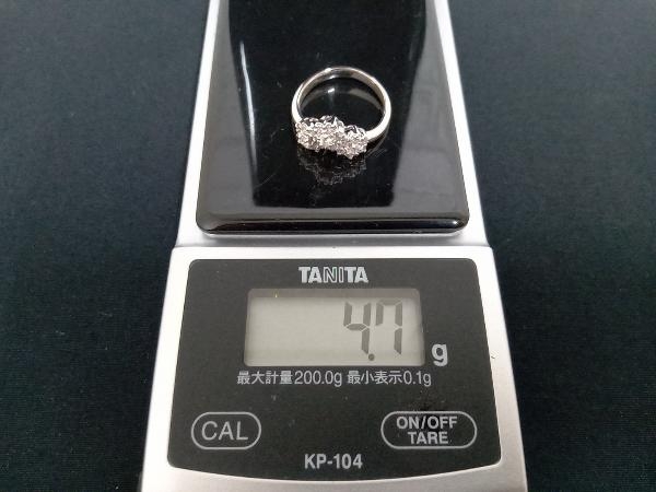 Pt900／プラチナ／ダイヤモンド0.50ct／デザインリング／指輪／10号／4.8ｇ 店舗受取可_画像5