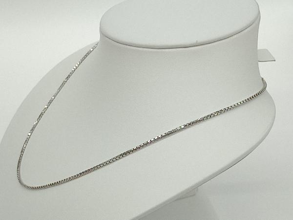 人気商品!】 Pt850 プラチナ ネックレス チェーン 約45.5cm 約9.7g