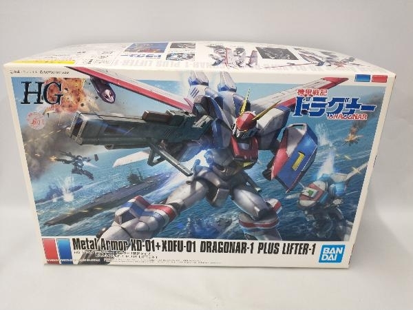 未組立品 プラモデル バンダイ 1/144 ドラグナー1 リフター1装備タイプ HG 「機甲戦記ドラグナー」_画像1