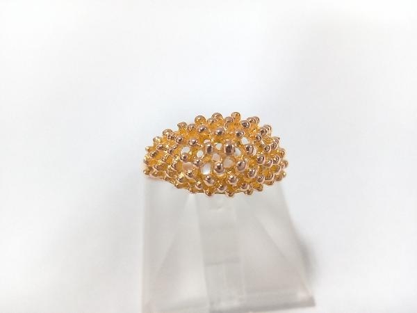 安価 【K24レトロ リング】K24 /レトロ/#15/4.3g イエローゴールド