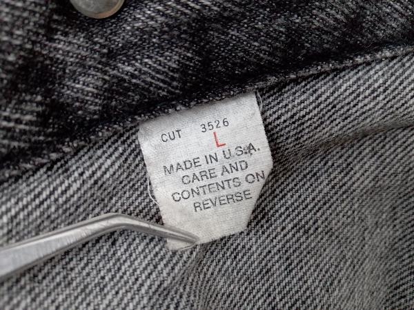 Schott デニムジャケット グレー メンズ L ショット MADE IN USA 刺繍 店舗受取可_画像7