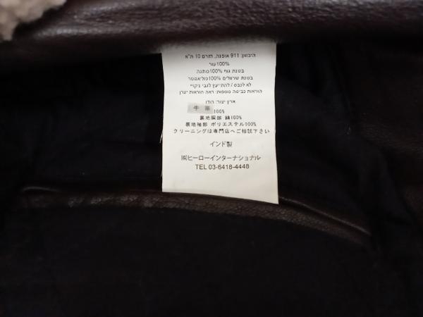 ジャケット NUDIE JEANS シングルライダース SE-411 17 CA39815 RN149668 Mサイズ ブラウン_画像7