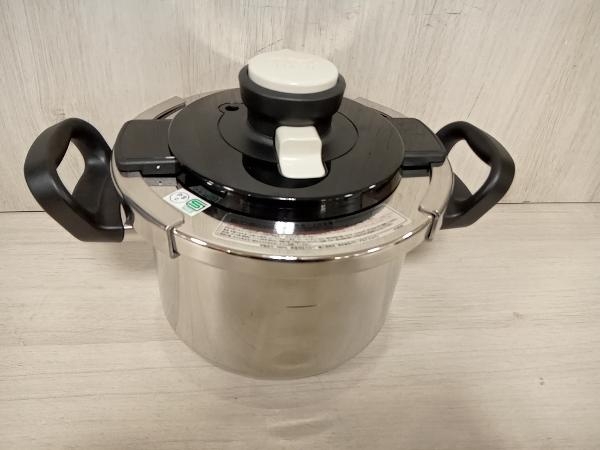 現状品 T-fal　ティファール　クリプソ　クレール　圧力鍋　4L　使用感有り_画像1