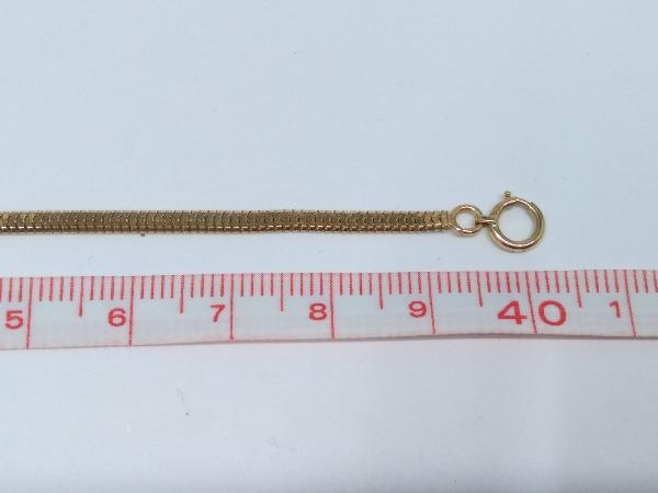 K18 デザインネックレス 約40cm 7.7g_画像4