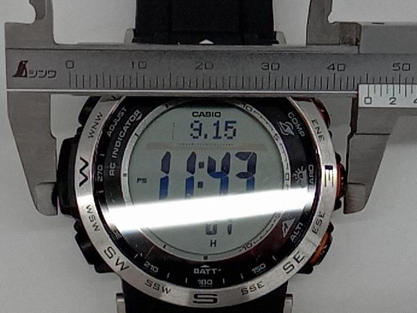 CASIO Casio PRO TREK Protrek PRW-30 radio wave solar multiband 6 men's wristwatch store receipt possible 