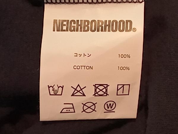 NEIGHBORHOOD ネイバーフッド 両面ロゴプリント 長袖Tシャツ ブラック Sサイズ_画像4