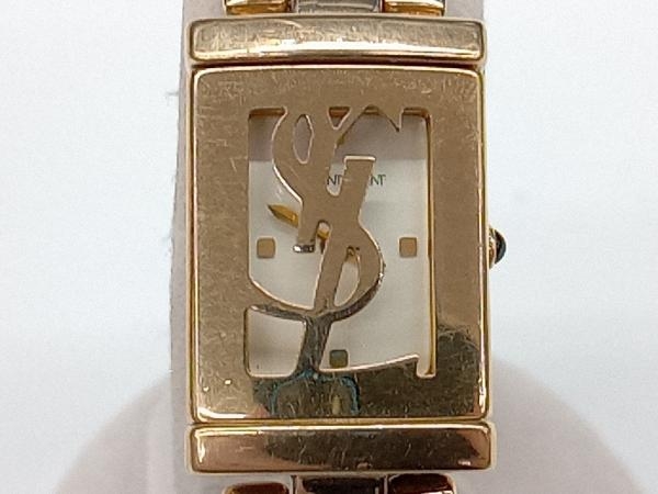 Yves Saint Laurent　イブ・サンローラン　YSL　40th Anniversary　40周年記念モデル　電池式　クォーツ　ゴールド　レディース腕時計