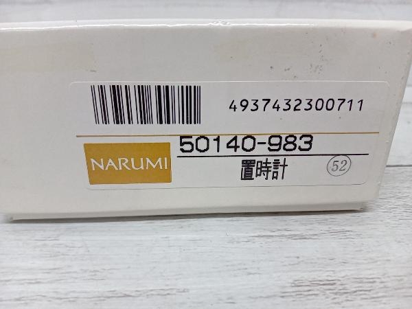 NARUMI ナルミ　置時計　置き時計　50140-983　動作未確認　付属品は画像の物が全てです_画像8