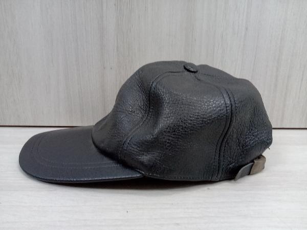 KADOYA キャップ 帽子 ブラック 牛革 表記サイズ不明 店舗受取可_画像2
