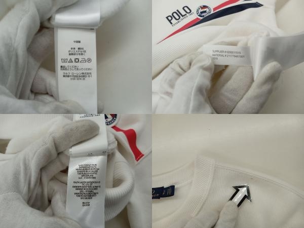 POLO RALPH LAUREN Polo Ralph Lauren тренировочный белый 211779467001 путешествие узор окантовка S размер мужской American Casual 