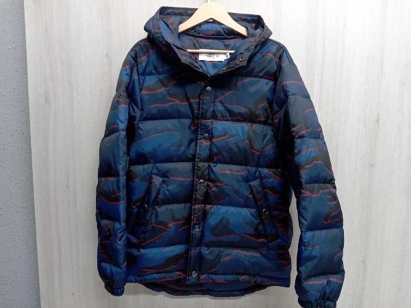 COACH F33815 down jacket size M with a hood .( removal un- possible ) coat blue × black × red 