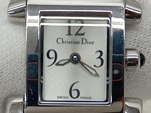 [Christian Dior]D72-100a-ru декоративный элемент кварц капитально отремонтирован батарейка заменена женский б/у 