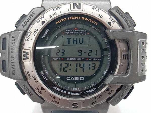 CASIO　カシオ　PRO TREK　プロトレック　PRT-420　電池式　クォーツ　トリプルセンサー　メンズ腕時計 店舗受取可_画像1