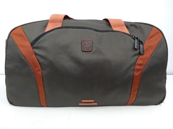 TUMI トゥミ ボストンバッグ カーキ ×テラコッタ メンズ スポーツ アウトドア_画像1