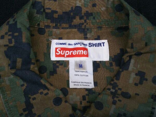 Supreme × COMME des GARCONS シュプリーム × コム・デ・ギャルソン S2SS13 Loop Collar Shirt デジカモ サイズ：M モスグリーン 迷彩柄の画像5