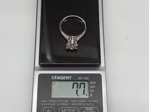 Pt900　プラチナ　指輪　リング　ダイヤモンド1.039ct　約20号　約7.7g　レディースアクセサリー　造幣局ホールマーク 店舗受取可_画像9