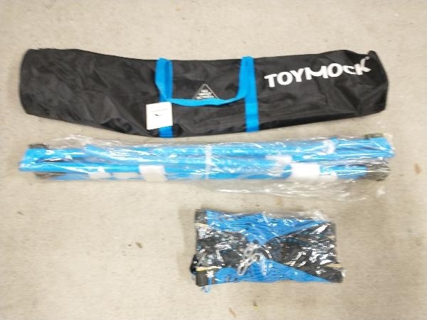 タグ付き Toymock トイモック 自立式ハンモック ベイロープチェック 品番:MOZ-13-01 ブルー