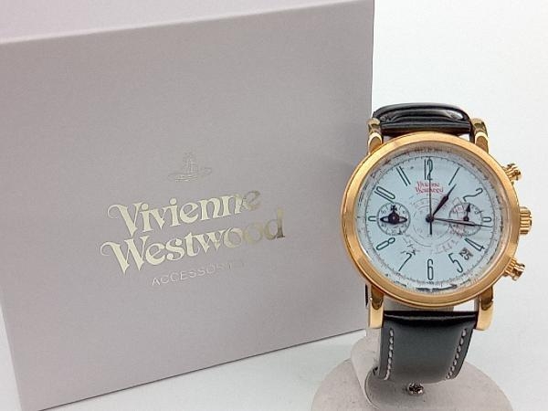 Vivienne Westwood　ヴィヴィアンウエストウッド　VW-2899　電池式　クォーツ　クロノグラフ　デイト　腕時計　箱付 店舗受取可