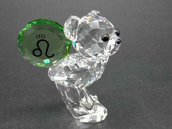 SWAROVSKI フィギュリン 5396280 星座シリーズ しし座 LEO クマ 箱付_画像1