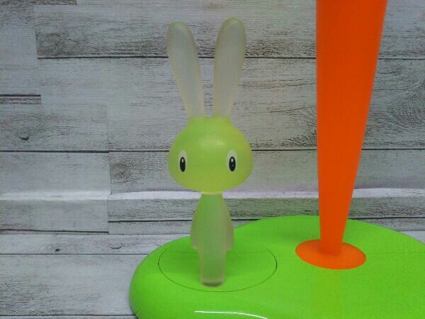 ALESSI アレッシィ キッチンペーパータオルホルダー BUNNY&CARROT バニーアンドキャロット グリーン 付属品は画像の物が全てです_画像5