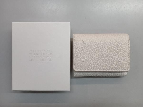 23S/S Maison Margiela 11 Zip Compact Tri Fold Wallet メゾンマルジェラ 三つ折り財布 オフホワイト SA3UI0010/P4455 店舗受取可