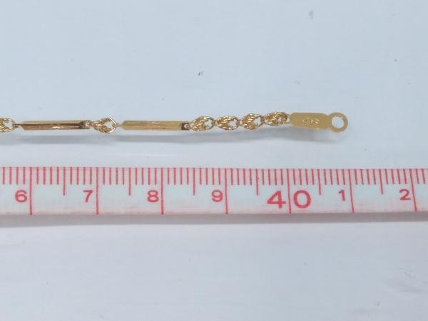 K18 デザインネックレス 約41cm 6.5gの画像4