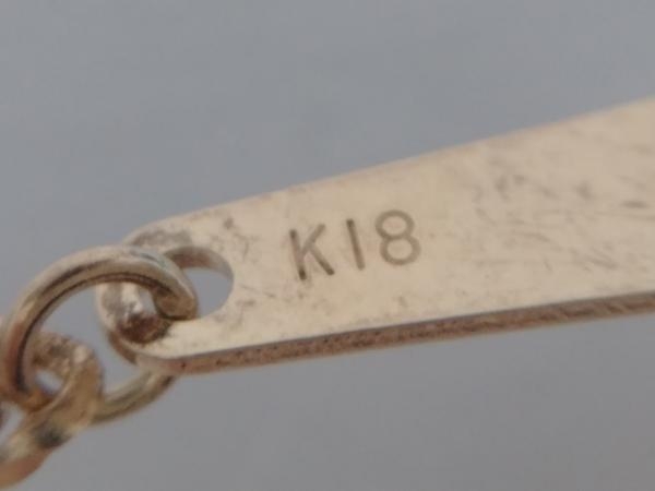 K18 デザインネックレス 約40cm 6.2g_画像3