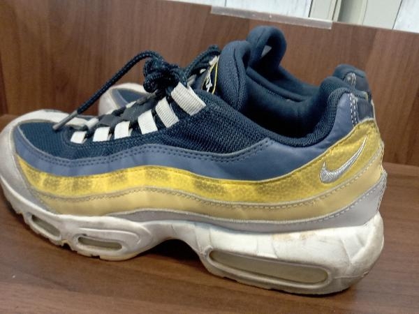 NIKE ナイキ AIR MAX マルチカラー 749766-107 スニーカー 26cm ブルー×イエロー_画像9