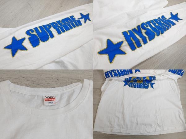 通年 Supreme シュプリーム HYSTERIC GLAMOUR Long sleeve T-shirt 21ss XL ホワイト_画像5