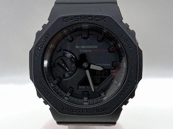 【CASIO】G‐SHOCK GA-2100 腕時計 クォーツ 20BAR ブラック メンズ 中古