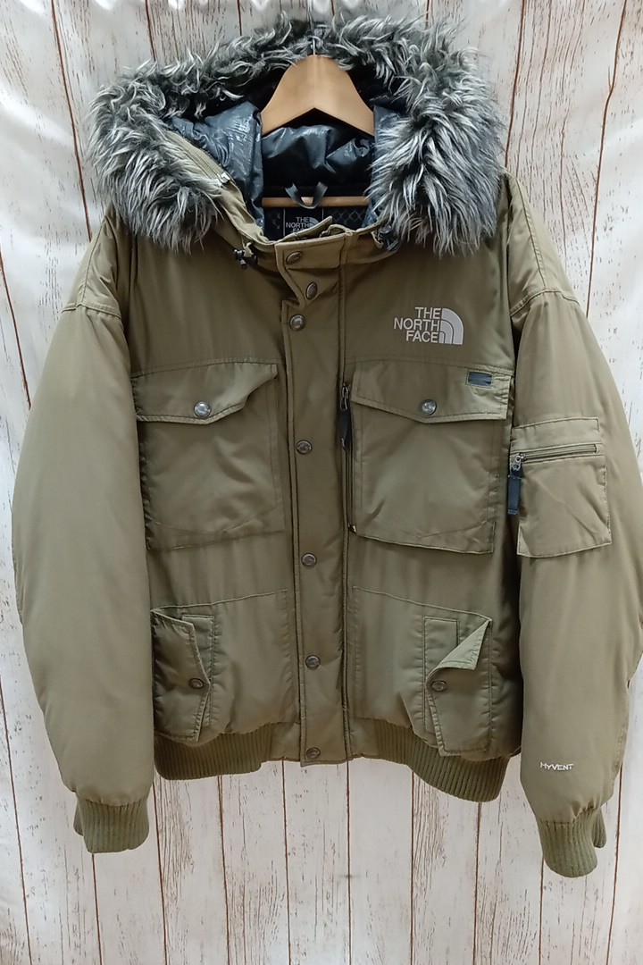 THE NORTH FACE GOTHAM JACKET ノースフェイス ダウンジャケット サイズL ND01757 カーキ メンズ アウトドア_画像1