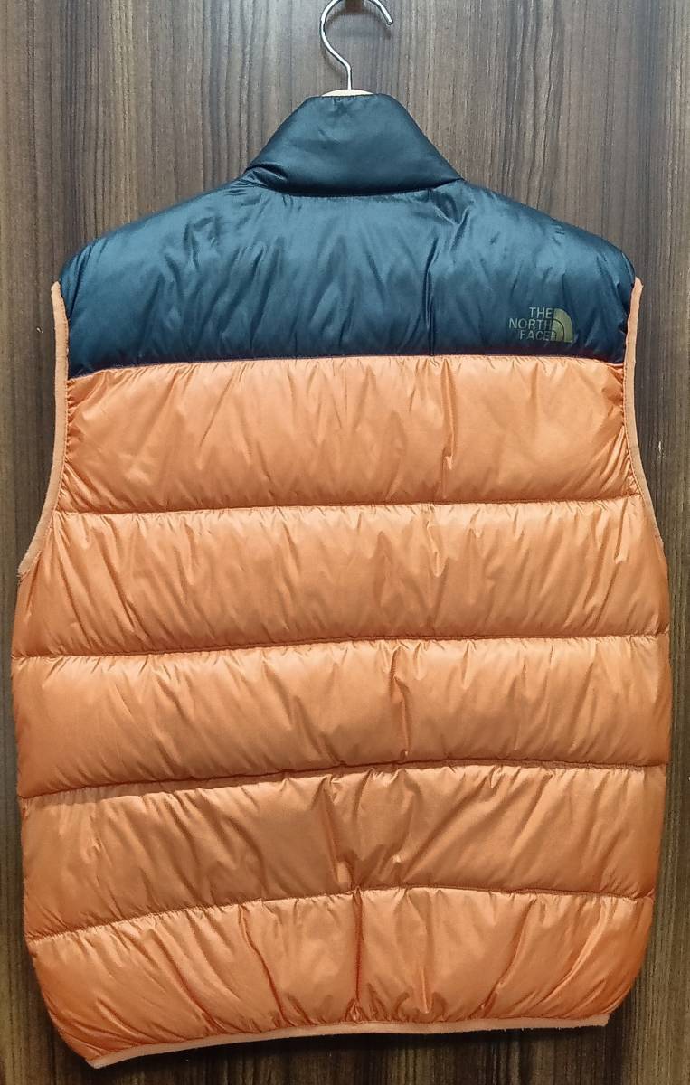 THE NORTH FACE ノースフェイス／ダウンベスト／オレンジ／Mサイズ_画像2