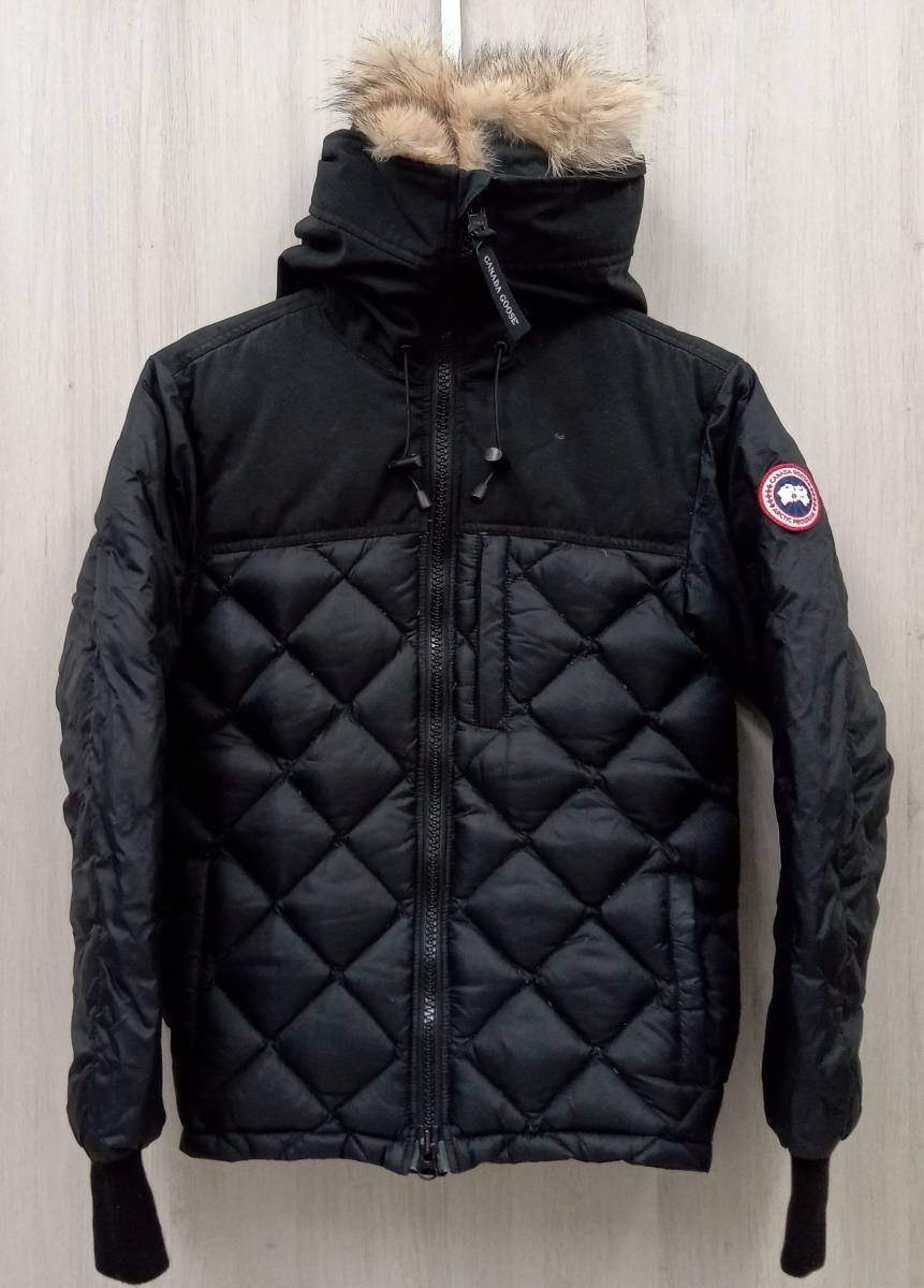 CANADA GOOSE Pritchard COAT ダウンジャケット XSサイズ ブラック コヨーテファー 3203M_画像1