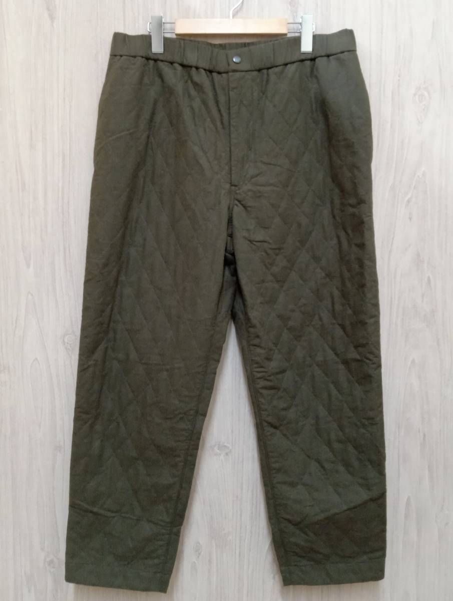 SNOW PEAK/スノーピーク/ロングパンツ/PA-21AU10504KH/Quilted Flannel Pants/カーキ/Lサイズ