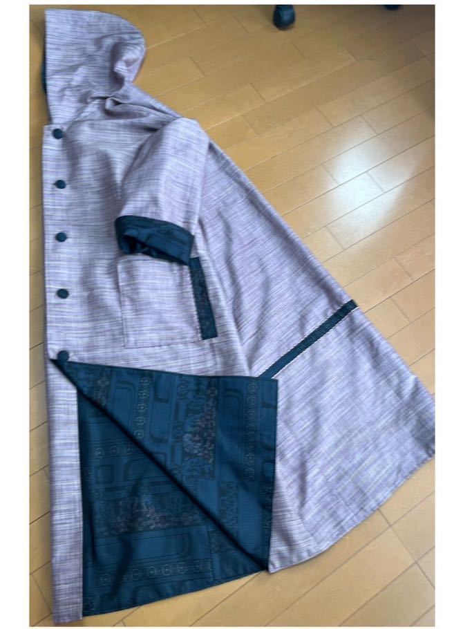 Bibian 比比昂 - ☆着物リメイク☆ハンドメイド☆フード付き Bibian 比比昂 - ☆着物リメイク☆ハンドメイド☆フード付き
