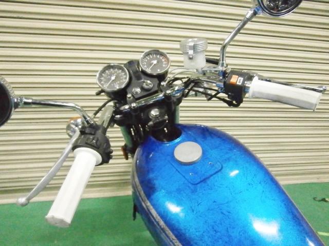 アキヤンハン タイプⅡ 22.2π/メッキ 汎用 ウイリーハン コールハン 絞り ハンドル シボリハン CB400FOUR CB350F Z1Z2 XJR1200 ZRX400_画像4