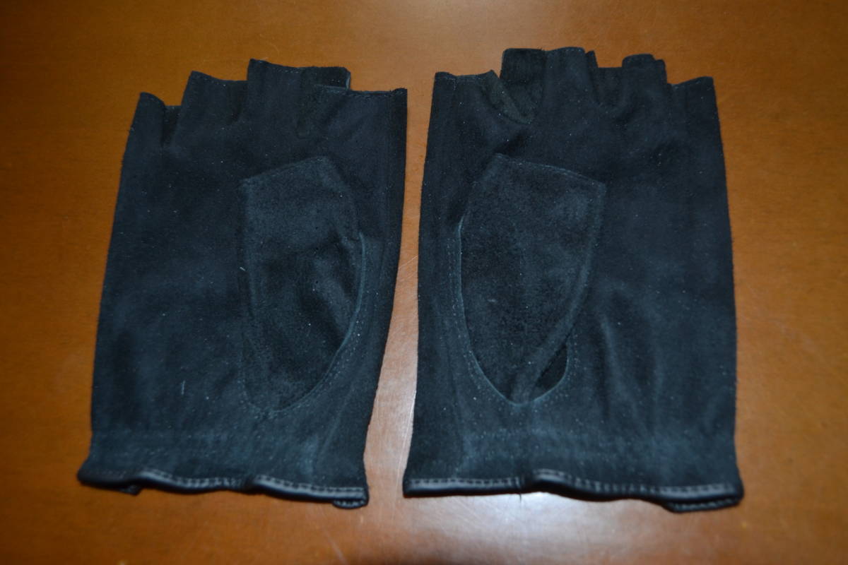 new goods unused Mercedes Benz Mercedes Benz driving gloves sheep suede black color size (24)L