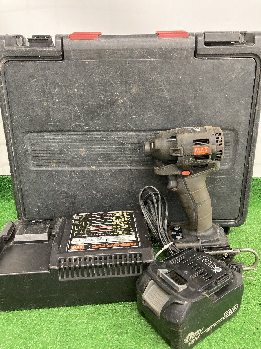 品】マックス(MAX) 充電式ブラシレスインパクトドライバ PJ-ID153R-B2C