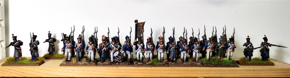  original made 28mm France Napoleon army . figure 36 body hand coating final product 