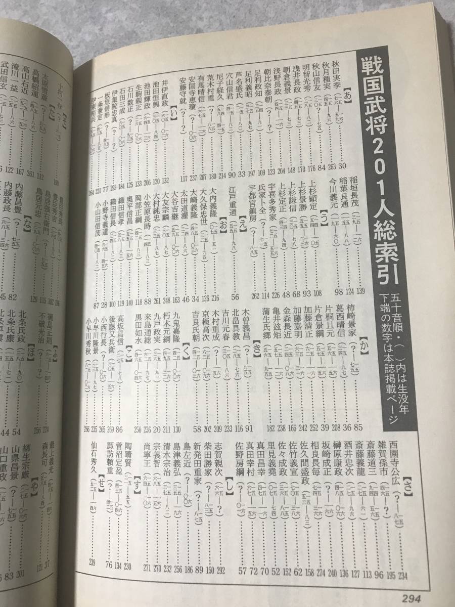 歴史読本 スペシャル（３９）戦国武将201 裸のデータファイル 大崎義隆 北条早雲 江戸重通 山本勘助 諏訪頼重 斎藤道三 織田信長 織田信孝_画像4