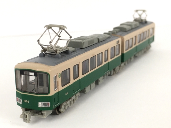 MODEMO NT118 江ノ島電鉄 1500形 嵐電号 M車 鉄道模型 Nゲージ ジャンク Y7987979