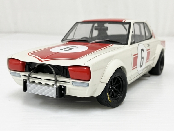 AUTOart オートアート 1/18 Nissan 日産 Skyline スカイライン GT-R レーシング 1971 ジャンク O7992876