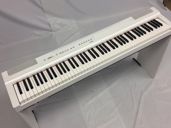 引取限定】YAMAHA ヤマハ P-125WH 電子ピアノ 2019年製 ホワイト 楽器