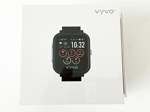 VYVO スマートウォッチ 腕時計 体重計 バンド 3本付き セット 未使用