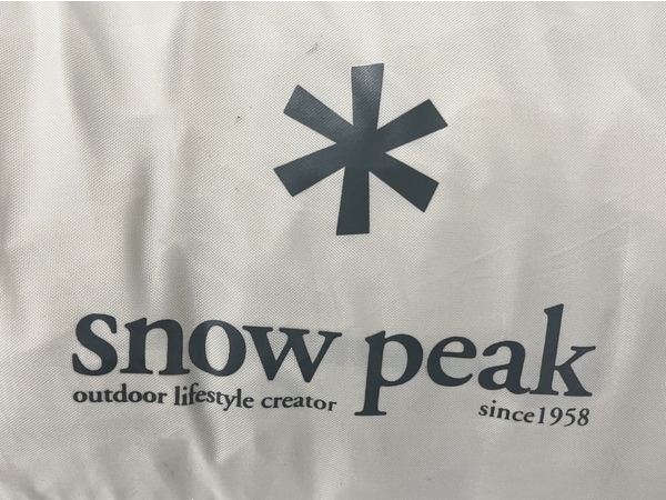snow peak スノーピーク HDタープ ヘキサエヴォ Pro.アイボリー TP-260IV アウトドア キャンプ用品 中古 W8050284_画像5