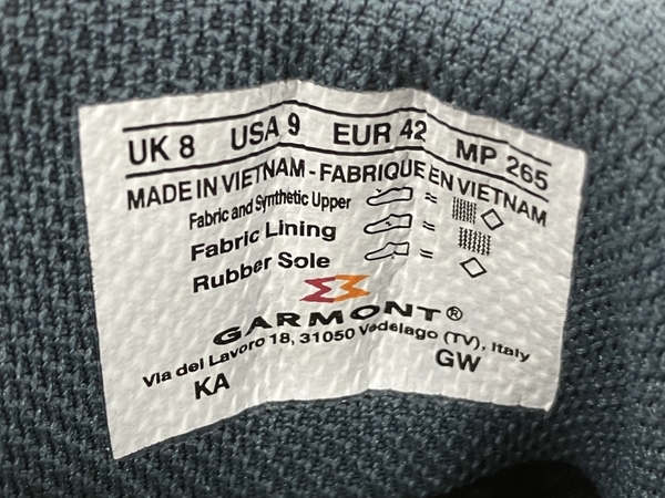 GARMONT ガルモント KARAKUM ハイキングブーツ 26.5cm US9 未使用