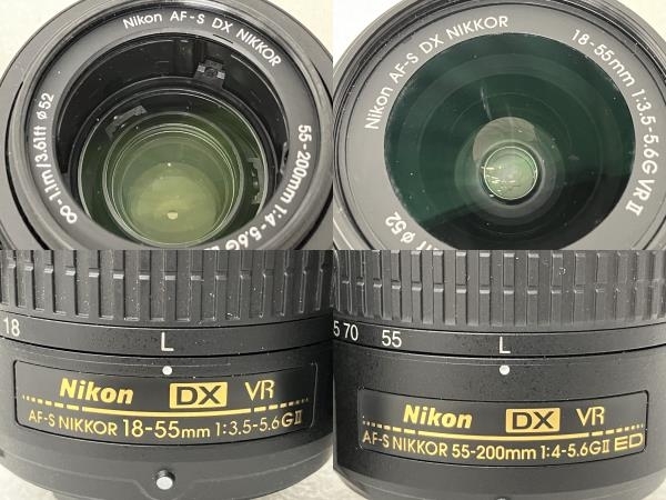 人気大割引 Nikon S8082320 中古 4-5.6GII 55-200mm VRII 3.5-5.6G 18