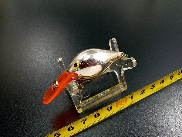 廃番仕様 ラパラ ラトリンファットラップ RFR-4 #CR USED 赤ベロ フィンランド FINLAND RAPALA RATTLIN FAT RAP CRANKBAIT_画像1