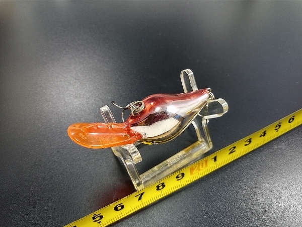 廃番仕様 ラパラ ラトリンファットラップ RFR-4 #CR USED 赤ベロ フィンランド FINLAND RAPALA RATTLIN FAT RAP CRANKBAIT_画像3