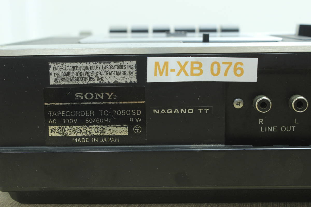 XB 076) 希少 美品 完動品 SONY ソニー カセットデッキ TC XB 076) 希少 美品 完動品 SONY ソニー カセットデッキ TC